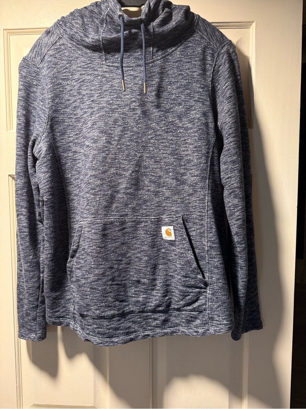 Carhartt Clarksburg Cowl Neck Hoodie Women’s Large Blue Heather